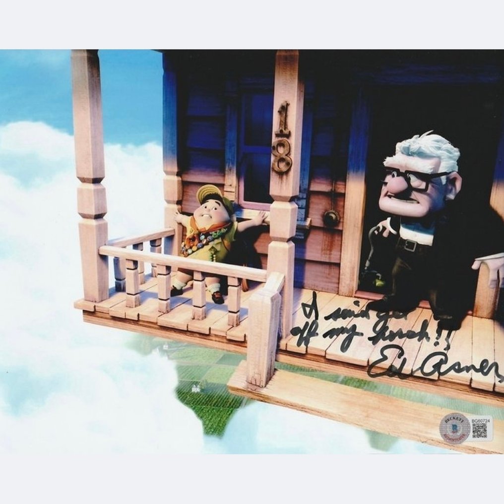 Disney - UP! - Signed by Ed Asner (+) (Carl) #1.0