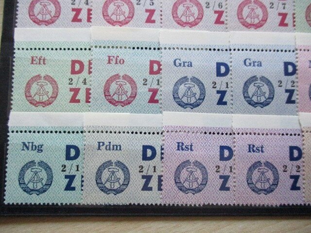 東德  - 服务邮票 - ZKD 来自 32-44（28 个值） #2.1