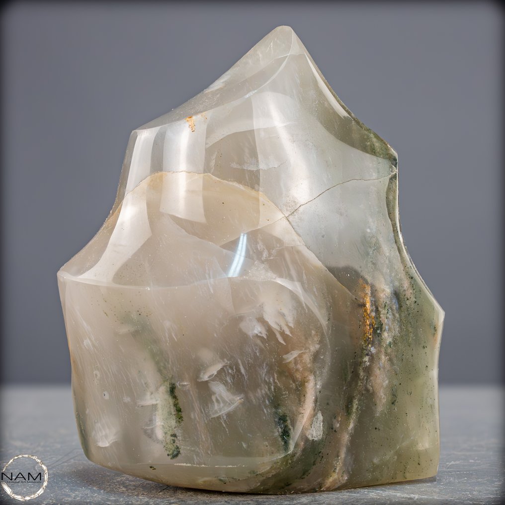 自然花园石英火焰 – 非凡的收藏品，具有景观深度- 1016.65 g #1.0