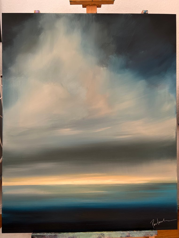 Anna Pavlenko (1984) - Meer Abstrakte Original Landschaft painting landscape - XL #4.3