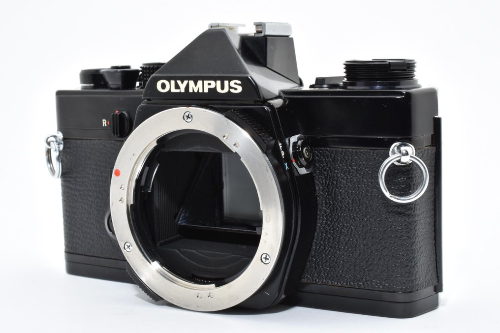 Olympus OM-1 black + hood for 35/50mm with boxes | Αντανακλαστική φωτογραφική μηχανή με μονό φακό (TLR) #1.0