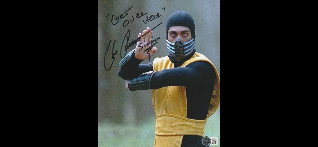 Mortal Kombat - Signed by Chris Casamassa (Scorpion) #4.3