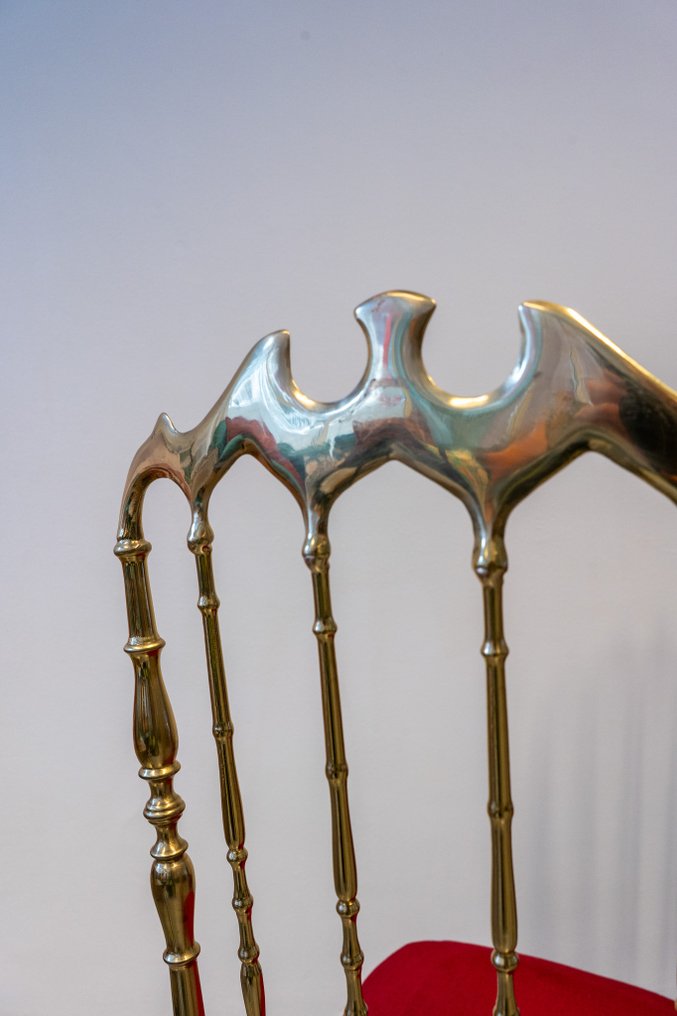 Chiavari - Giuseppa Gaetano Descalzi - Καρέκλα τραπεζαρίας (4) - Ορείχαλκος #3.2