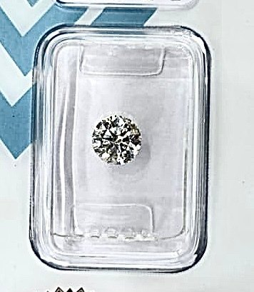 Fără preț de rezervă - 1 pcs Diamant  (Natural)  - 0.72 ct - Rotund - E - I1 - IGI (Institutul gemologic internațional) #1.0