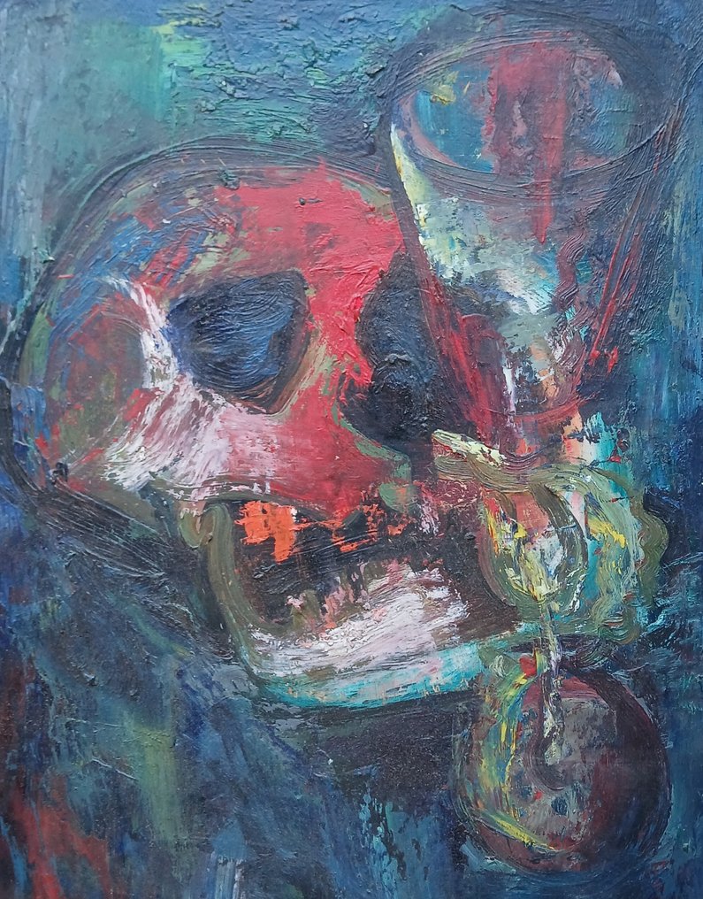 Lode Sebregts (1906-2002) - Vanitas stilleven - Memento Mori #2.1