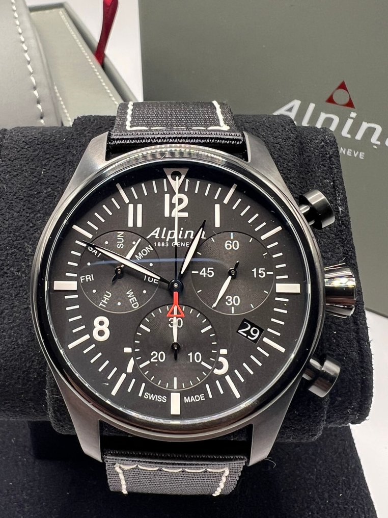 Alpina - Startimer Pilot Chronograph - χωρίς τιμή ασφαλείας - AL-371BB4FBS6【NEW】 - Άνδρες - 2019 #1.0
