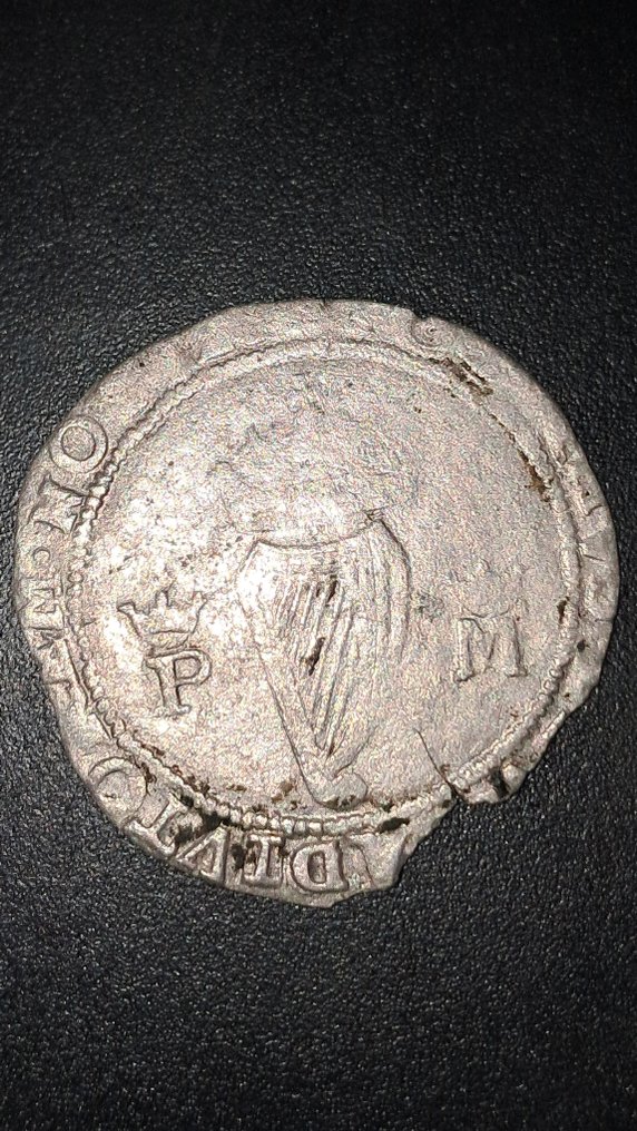 Irlande. Mary and Philip II. 1 Groat 1555-1558  (Sans prix de réserve) #1.0