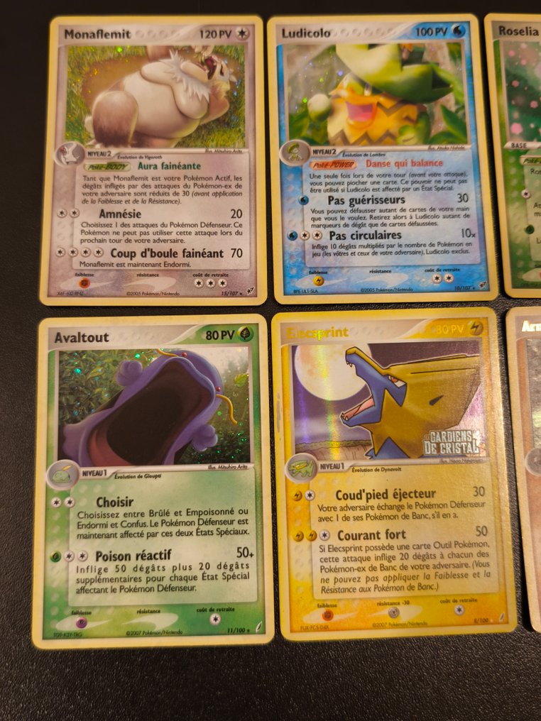 Pokémon - 8 Massekort - Monaflemit, Roselia, Ludicolo, etc.. - Various sets #1.0