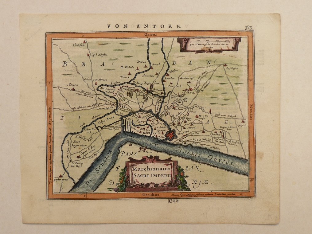 Belgio - Antwerpen; Petrus Bertius / Johannes Janssonius. - Marchionatus Sacri Imperii - 1601-1620 #1.0