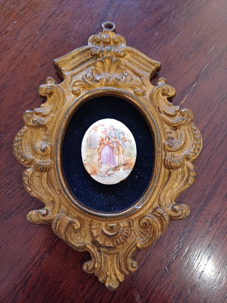 Falitányér - Aranyozott bronz #2.1