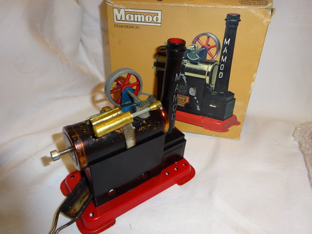 Ατμομηχανή - Μέταλλο - 1970-1980 - Μανοδ ατμομηχανή SP1, σε κουτί. #4.3