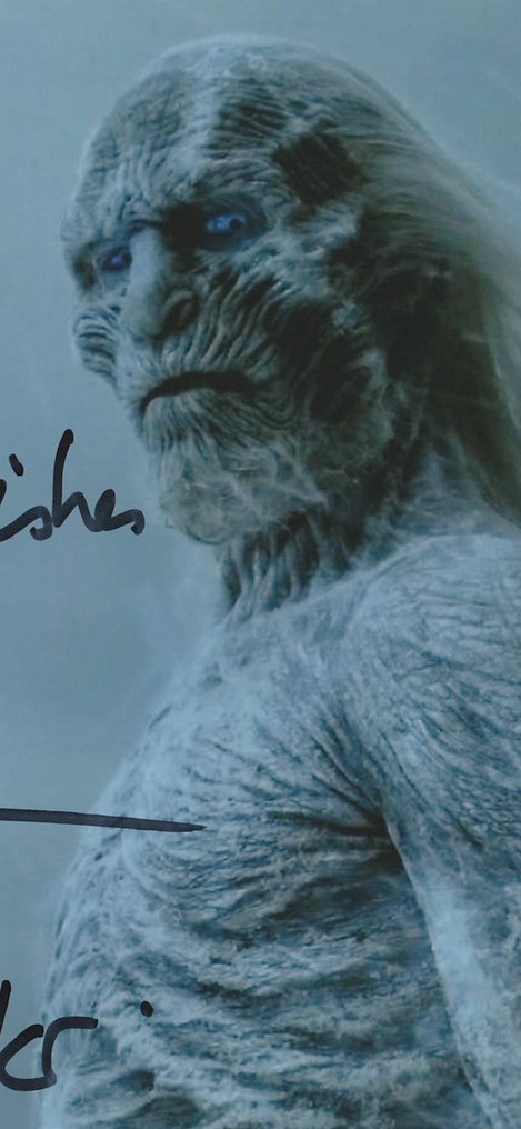 Game of Thrones - Signed by Ross Mullan (White Walker) #2.1