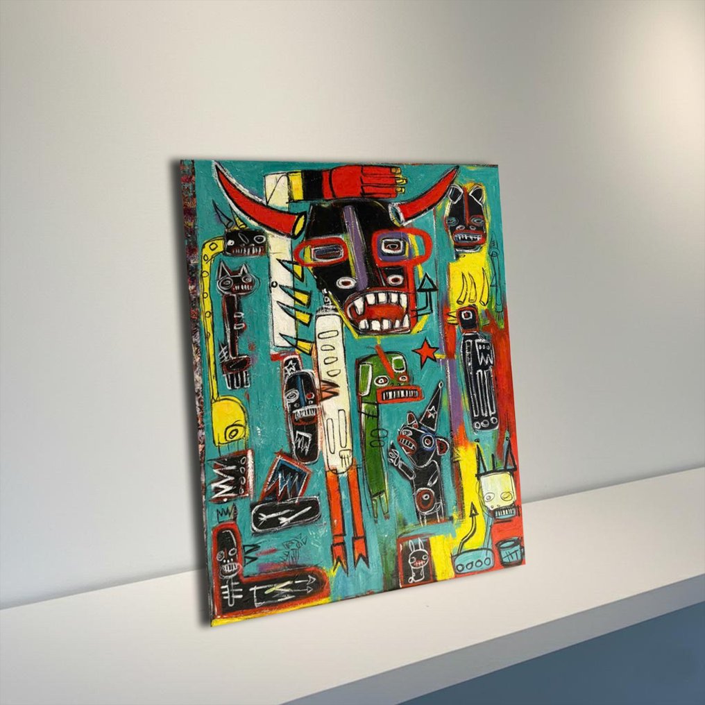 Nguyen Robert (1958) - Echo de Dong Son 100 X 80 cm #1.0