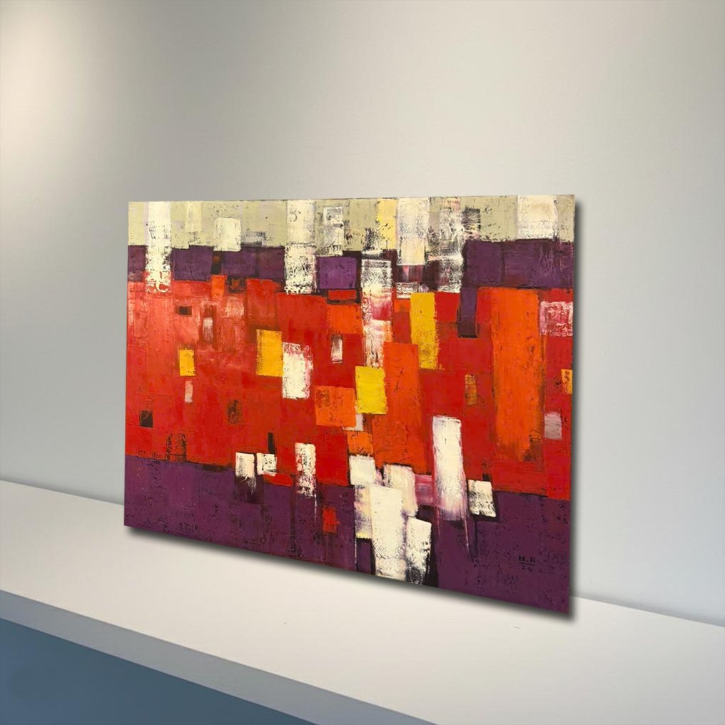 Hoang Anh (1984) - Cité de Soie et de Feu  119 X 138.50 cm #3.2