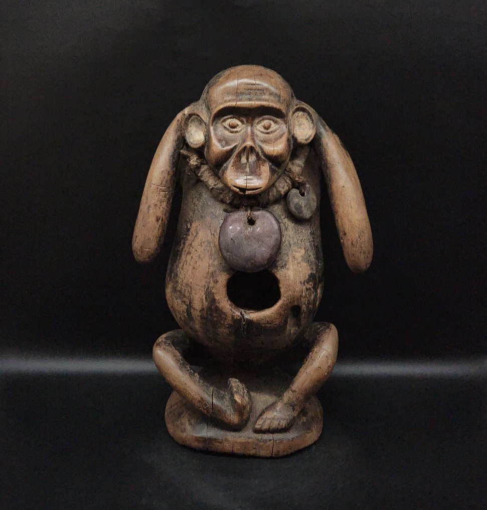 Superbe Statue singe - 雕刻 - boulou - 喀麥隆  (沒有保留價) #3.2