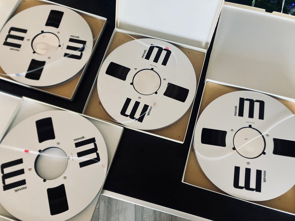 Maxell - 35-180 - 1/4-Zoll-Spule mit Band - 1982 #3.2