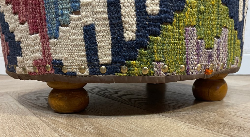 Kelim 手工编织的kelim - （未使用） - 未使用 - 羊毛 - 色彩丰富的kelim - 全新 - 未使用 - 花毯 - 37 cm - 37 cm #4.3