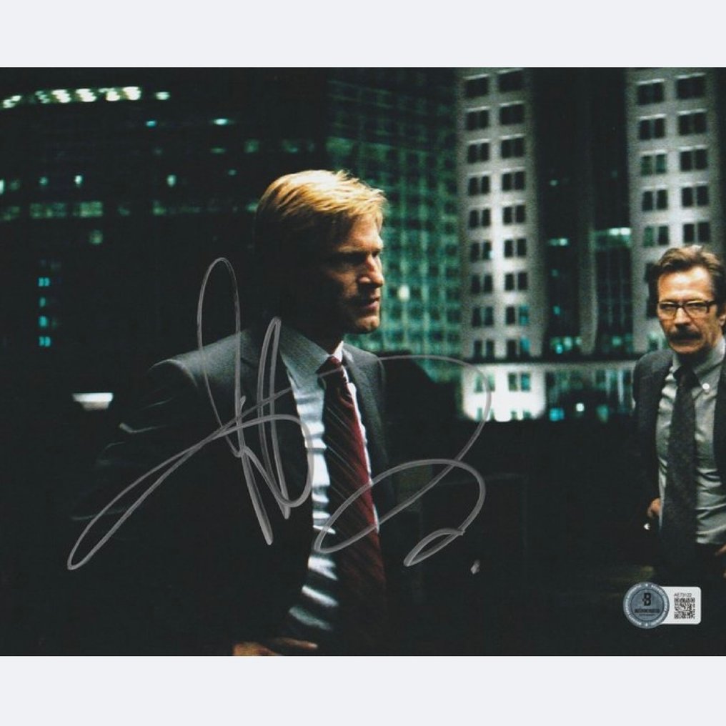 The Dark Knight - Signed by Aaron Eckhart (Harvey Dent) #1.0