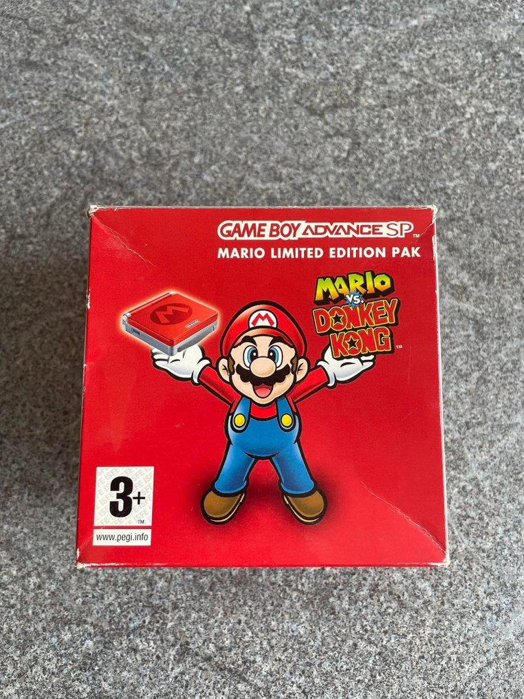 Nintendo - Gameboy Advance SP - Mario Limited Edition - Φορητή κονσόλα παιχνιδιών - Στην αρχική του συσκευασία #1.0