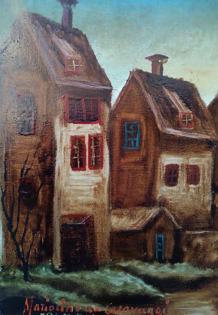 Mariolino da Caravaggio (1923-1992) - Paesaggio #1.0