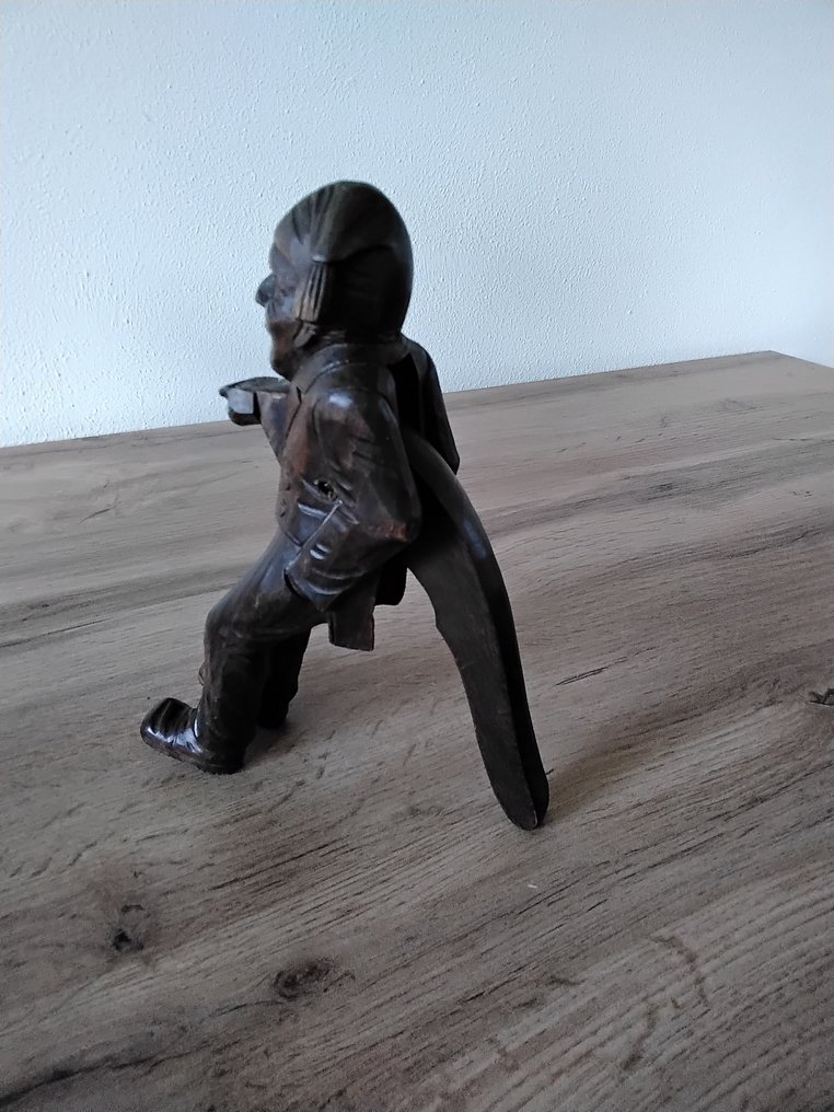 Schiaccianoci - Legno - Vecchio schiaccianoci di legno #4.3