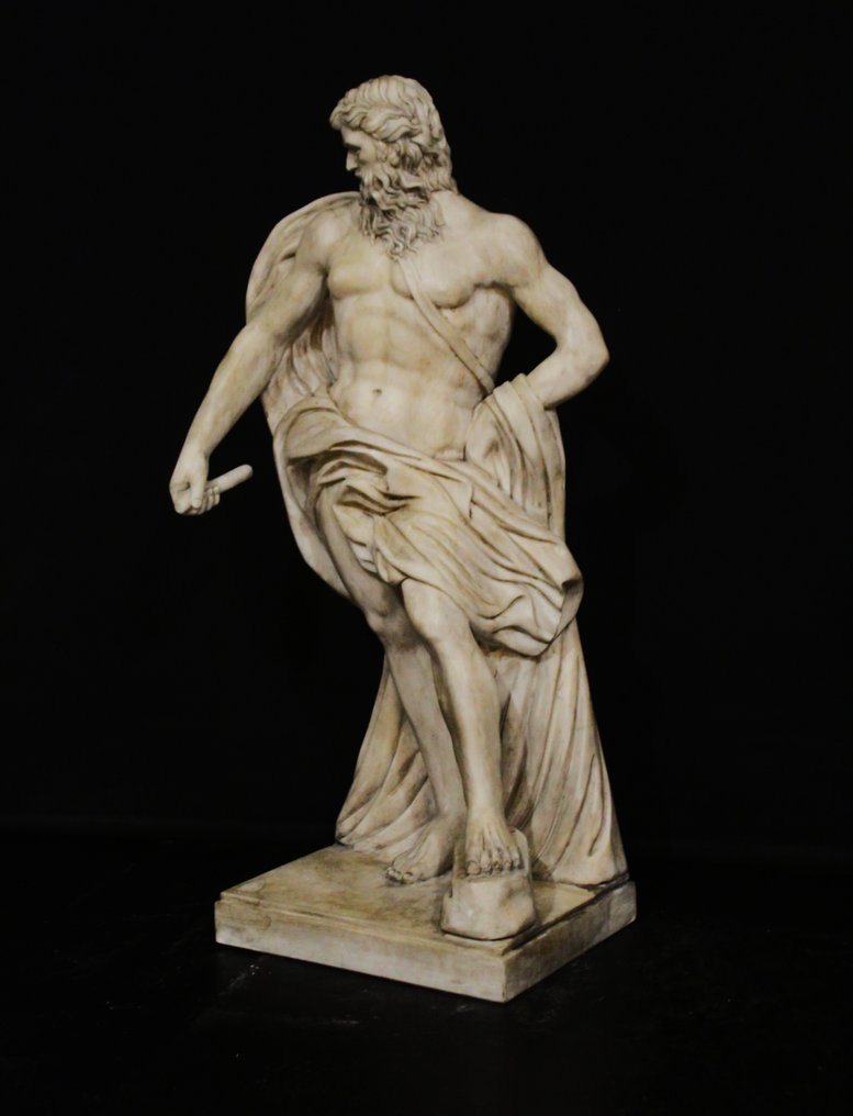 Γλυπτό, Scultura in mamro statuario, Dio Oceano after Pietro Bracci, altezza 105 cm - 105 cm - Μάρμαρο #2.1