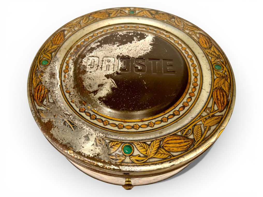 Droste - Jugendstil Ø34cm XL - Tin box - Brass #3.2