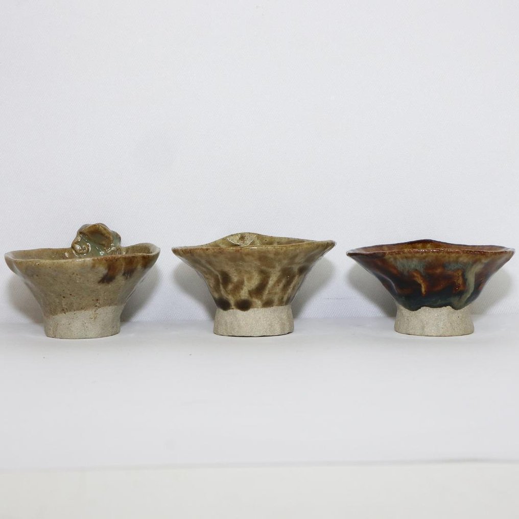Sansuke ware - Cup (3) - Sake cups - Ceramic - Sansuke Ware #3.2