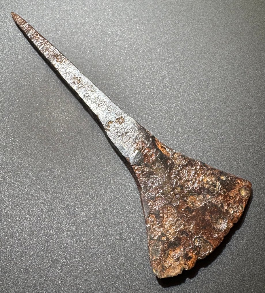 維京時代 鐵 完好无损等级的稀有类型复合凿子。 #3.2
