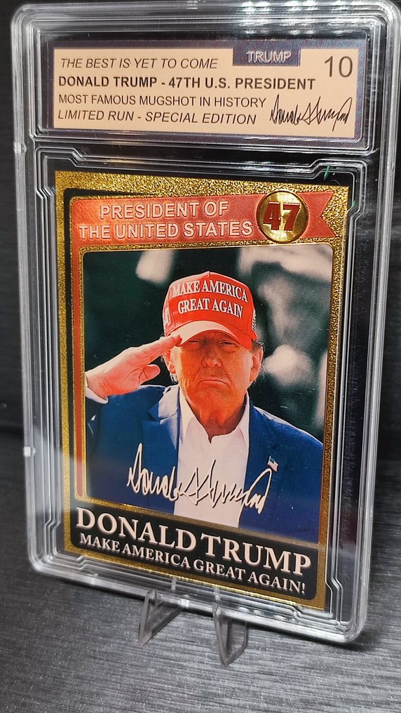 TRUMP 24Ct Gold-plated - 1 Card #2.1