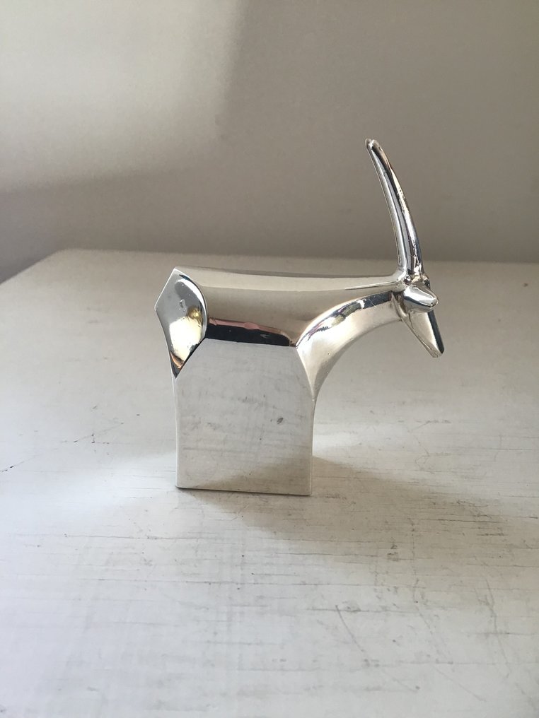 Dansk Designs - Gunnar Cyren - Briefbeschwerer - Antilope - Versilbert #3.2