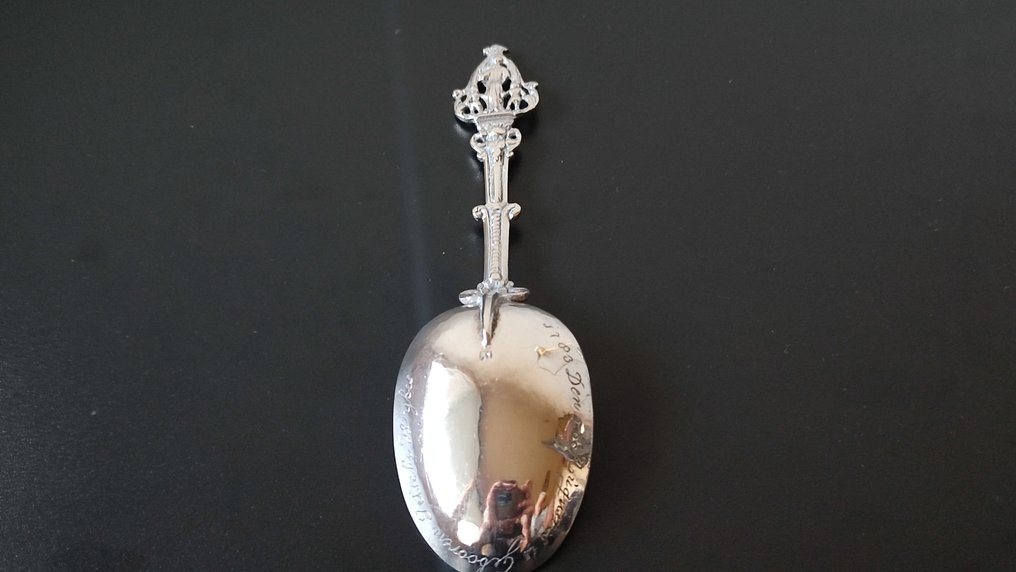Ate Dirks Jorritsma-Bolsward-1783-Geboortelepel - Lepel - .833 zilver #2.1