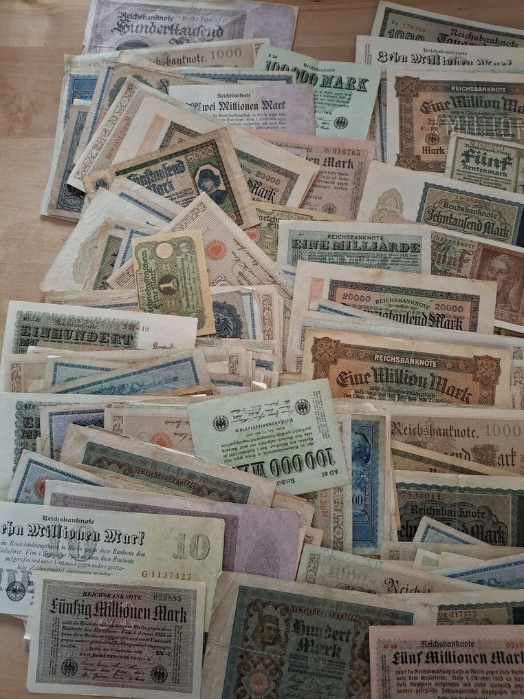 Tyskland. - 450 banknotes - various dates (Ingen mindstepris) #1.0