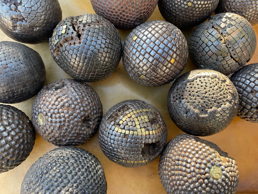 Antieke Boules Cloutées - Franciaország - 1900 - Labda #3.2