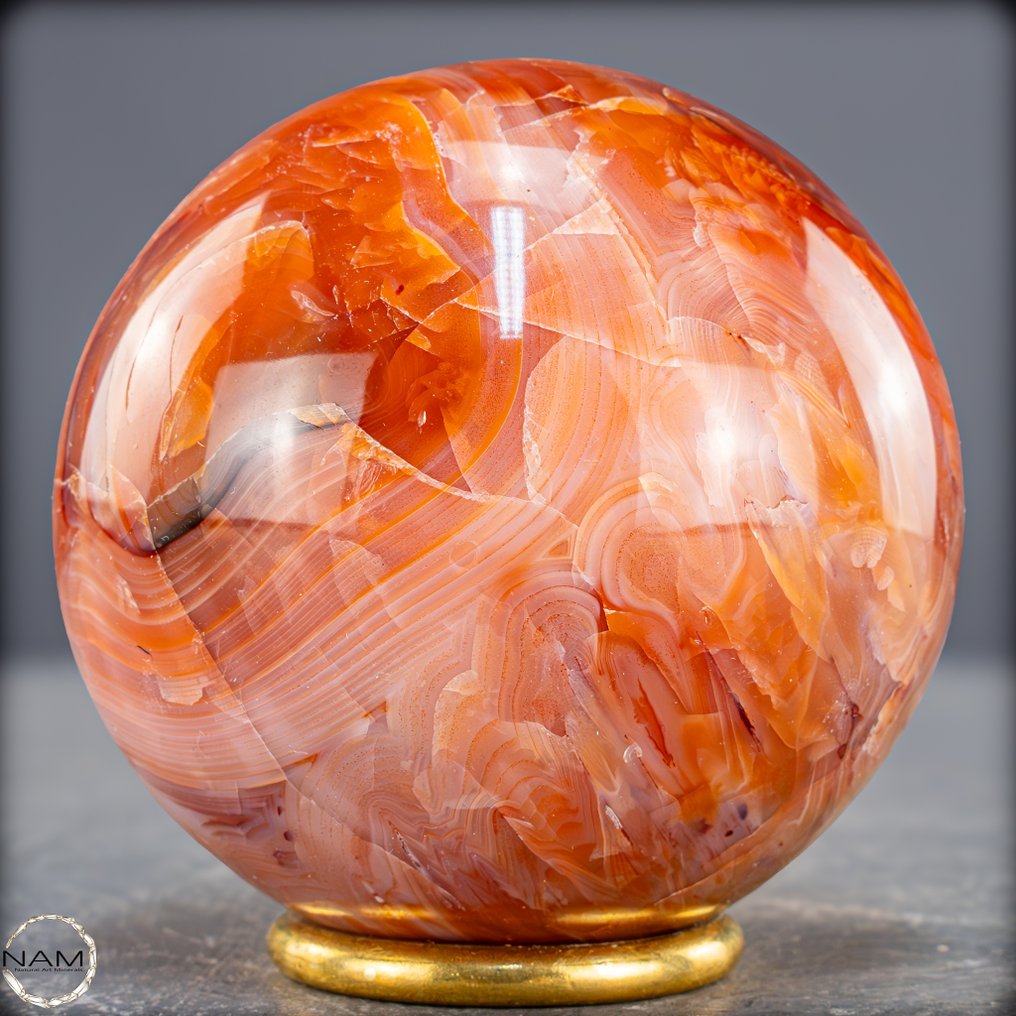 火之心：红玉球 作为自然艺术品- 682.45 g #3.2