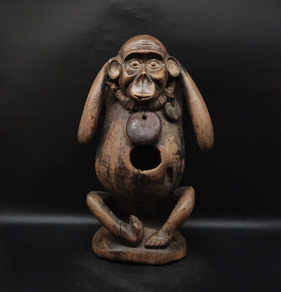 Superbe Statue singe - 雕刻 - boulou - 喀麥隆  (沒有保留價) #2.1