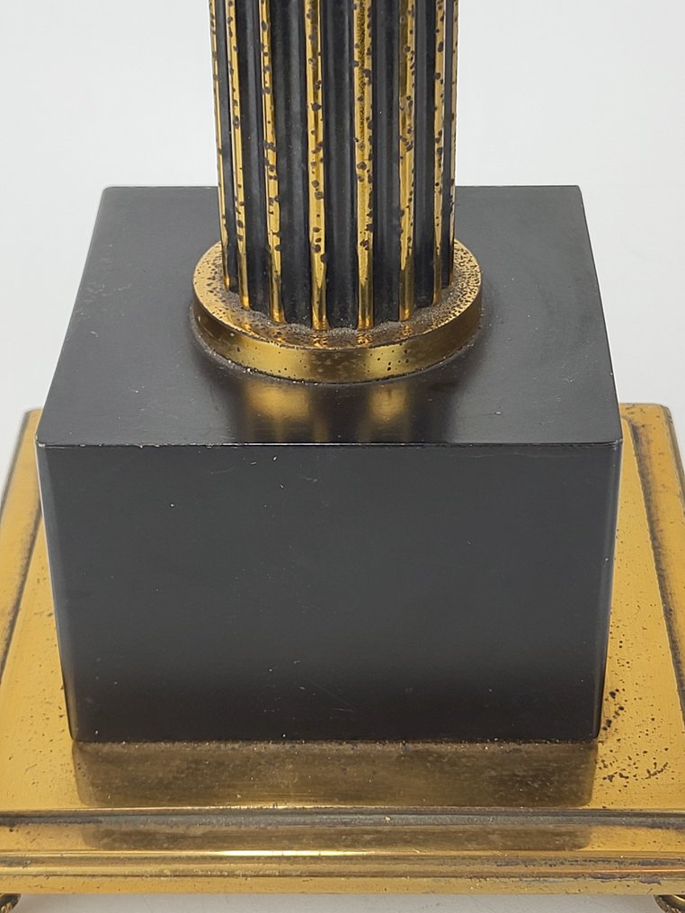 落地灯 - 镀金黄铜底座 - 柱状台灯 #4.3