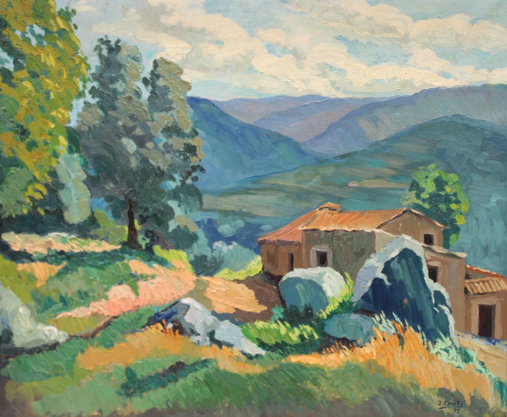 Juan Cavallé (1930–2002) - Paisaje del Vallès #1.0