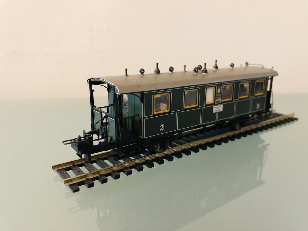 Trix Express H0 - Επιβατικό τρένο μοντελισμού (5) - Σύνολο 5 αυτοκινήτων των βασιλικών βαυαρικών σιδηροδρόμων. - K.Bay.Sts.B #1.0