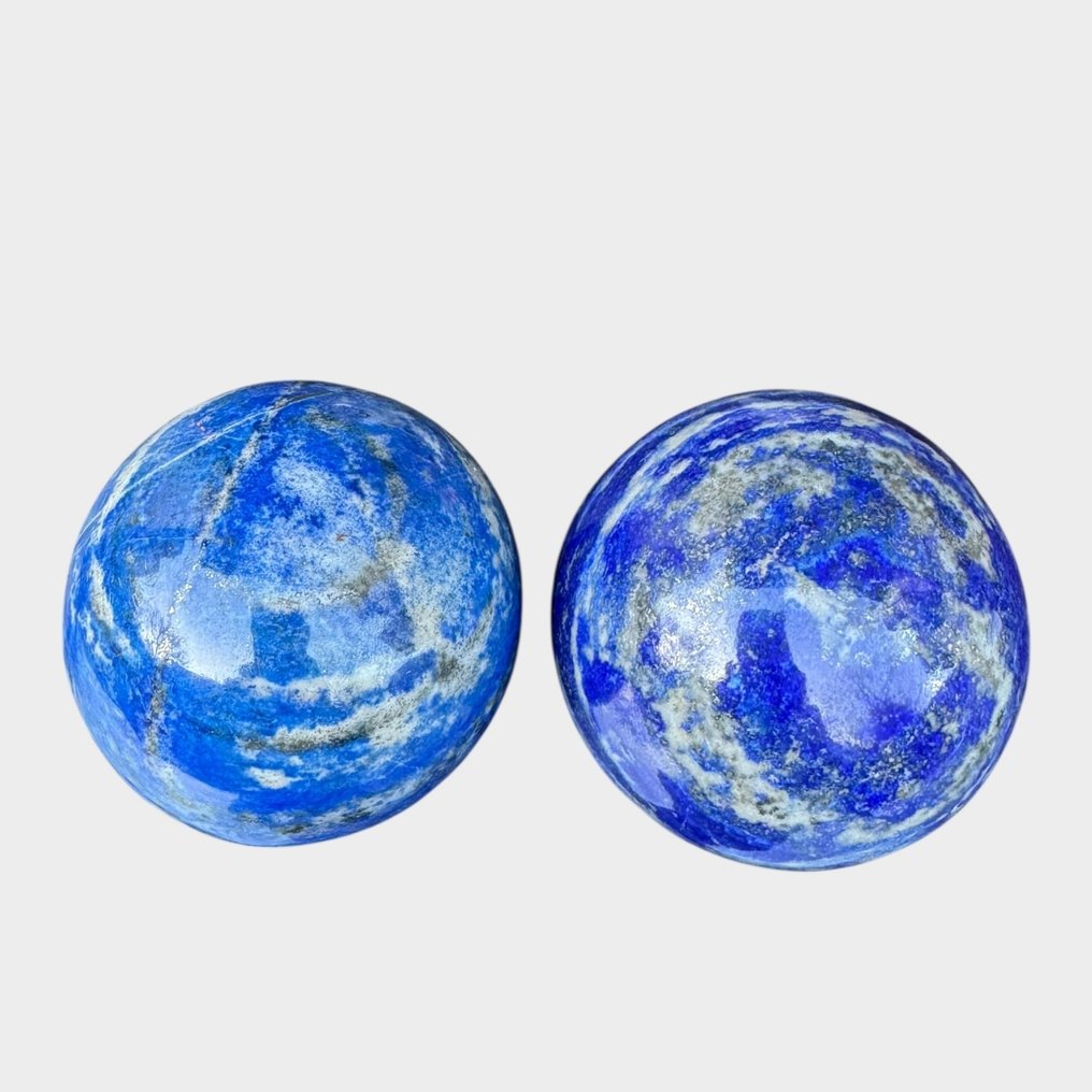 Lapislazuli rare avec pyrite d'or de haute qualité Sphère- 1335 g - (2) #1.0
