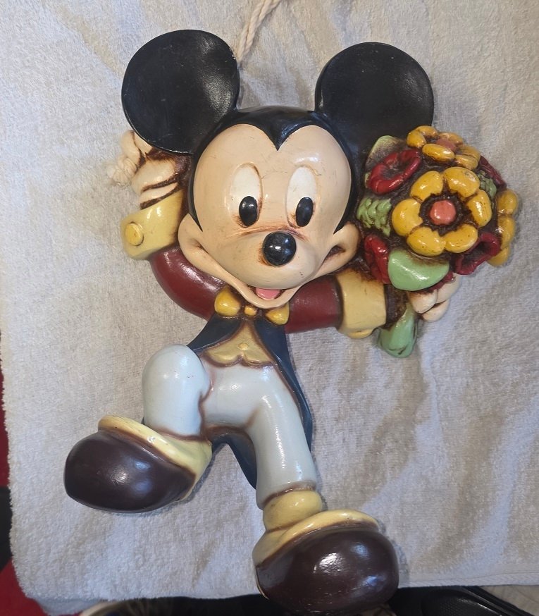 Mickey Mouse - 1 Disney Mickey Mouse σε αερόστατο κρεμαστό, μεγάλο figure 80cm. - Walt Disney - 1980 #3.2