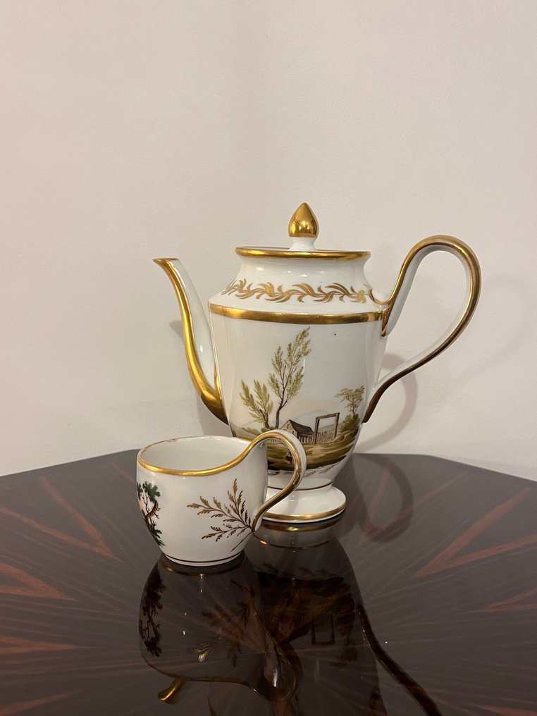Kaffeservise (2) - Porselen, Gull #4.3