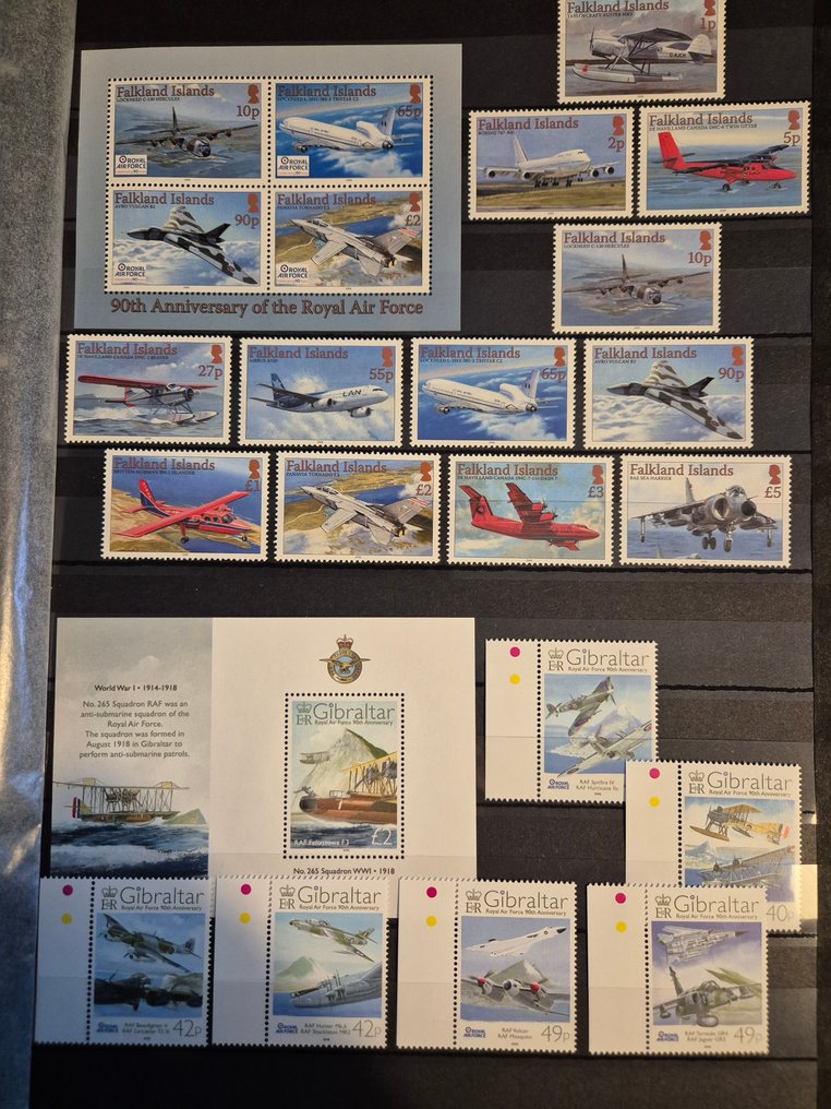 Det Britiske Statssamfund 1990/2018 - Fly Battle of Britain Postfrisk #1.0