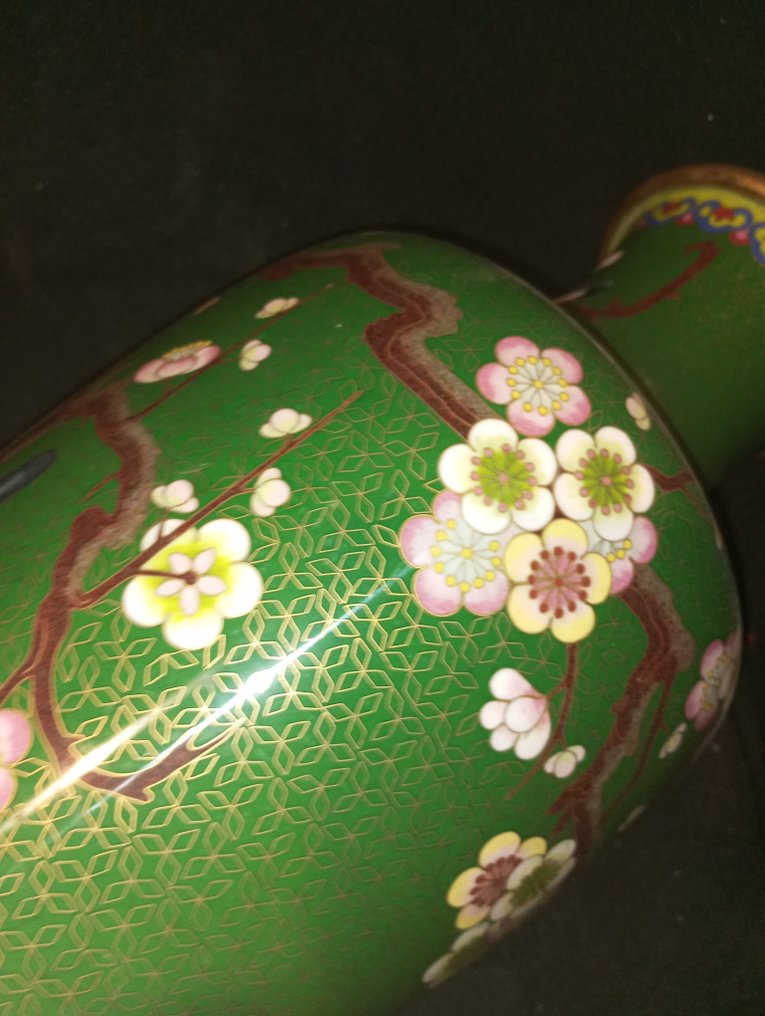 Vaso cinese cloisonné - Bronzo - Cina - XX secolo #3.2