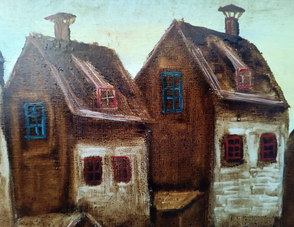 Mariolino da Caravaggio (1923-1992) - Paesaggio #4.3