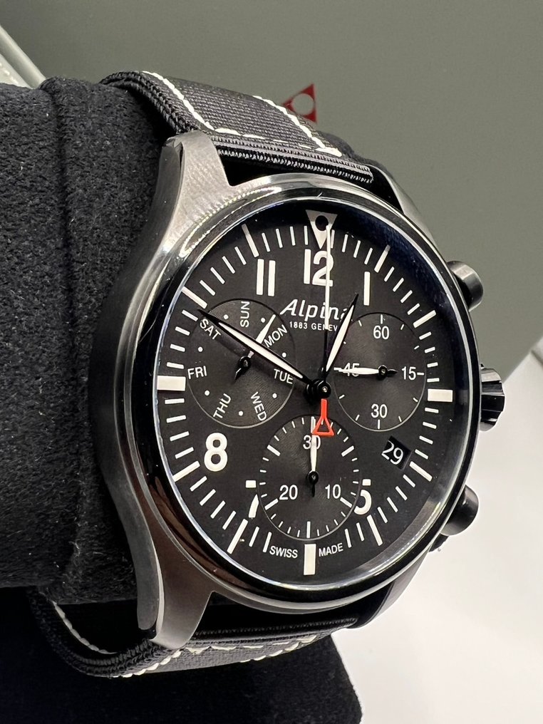Alpina - Startimer Pilot Chronograph - χωρίς τιμή ασφαλείας - AL-371BB4FBS6【NEW】 - Άνδρες - 2019 #2.1