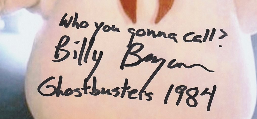 Ghostbusters - Signed by Billy Bryan (The Original Stay Puft Man) #3.2