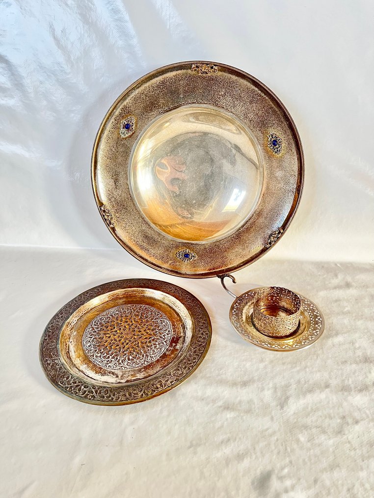 Πιάτο (3) - Collezione argento - .800 silver - Σετ με 3 αντικείμενα #1.0