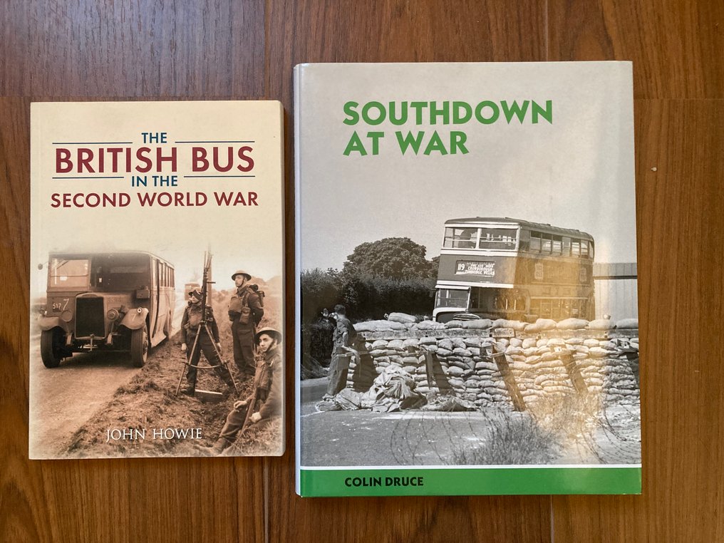 2 βιβλία για τα βρετανικά λεωφορεία κατά τη διάρκεια του Β' Παγκοσμίου Πολέμου: Southdown at War | - AEC - Leyland, Dodge, Daimler en anderen - 2013 #1.0