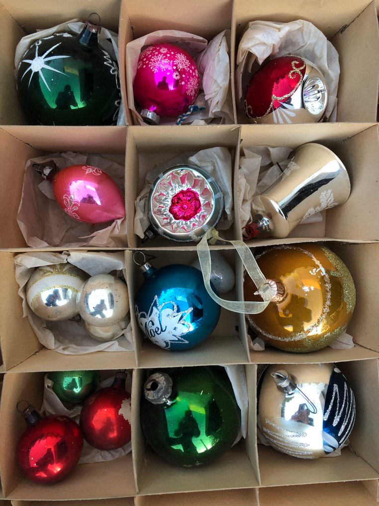 Julekuler (40) - Glass - Gamle boule-kuler #1.0